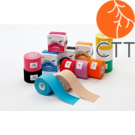 NASARA Kinesiology tape, 5 cm x 5 m, in 9 different colours