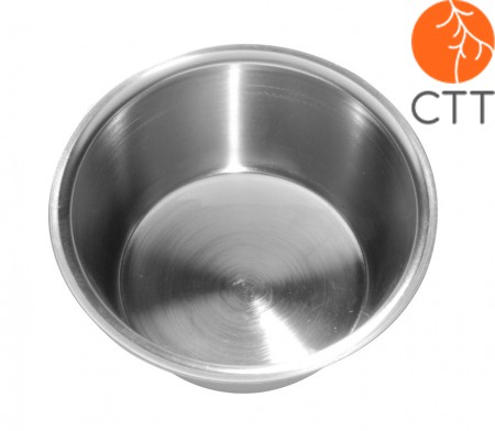 medicinal bowl in stainless steel, 13.5 cm x 5 cm