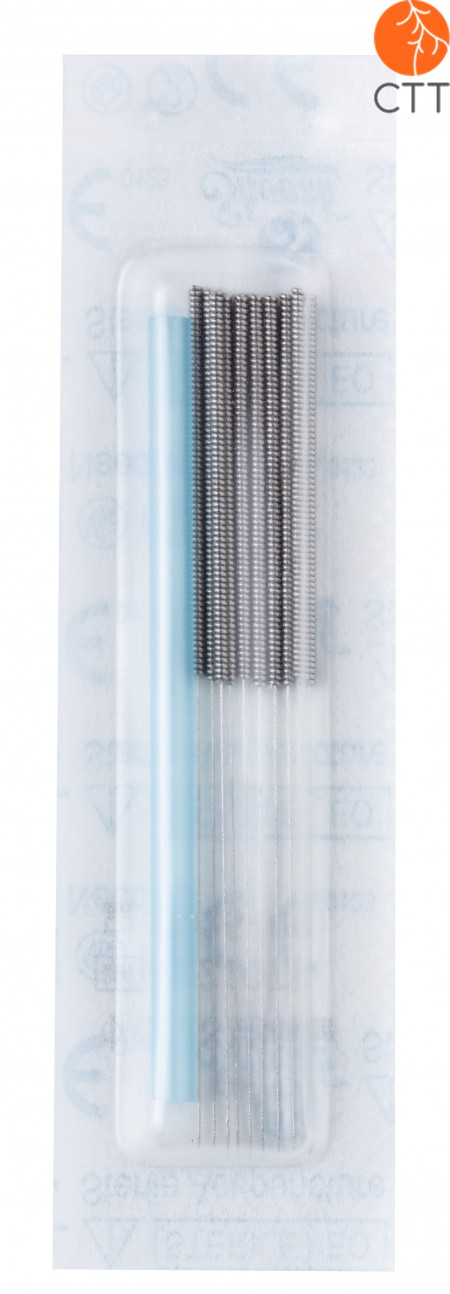 SHOOSH 1000Pro steel handle needle, 1000 needles per box, 10 needles per blister with 1 tube