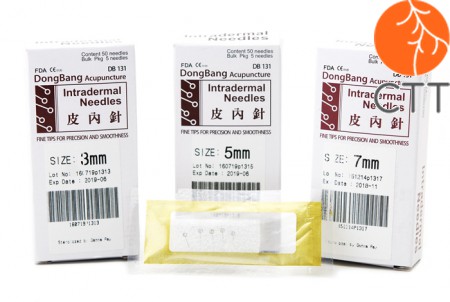 DongBang DB131 Intradermal needles, sterile in 3 different sizes, 0.12 x 3.0 mm