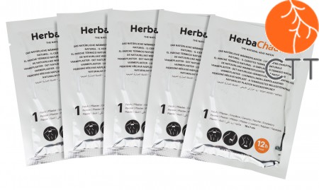 HerbaChaud gift box, 120 patches marked with FREE SAMPLE