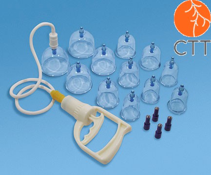 Multifunctional magnetic Cupping Instrument Set, 12 cups (acryl)