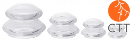 Silicone cupping jars set