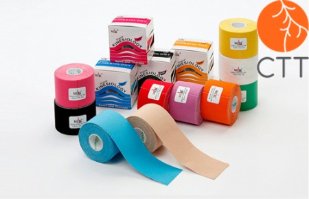 NASARA Kinesiology tape, 5 cm x 5 m, in 9 different colours