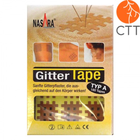 Nasara cross tape mash type, skin colour 2cm x 3cm