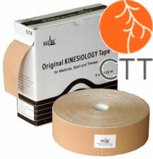 NASARA Physio Tape, skin color, 5cm x 32m, clinical use
