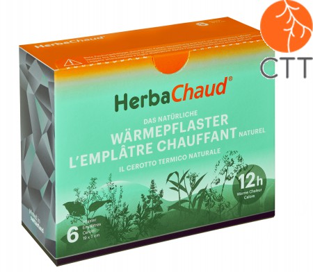 HerbaChaud® therapist reseller box with 47 HerbaChaud patches directly from your Swiss manufacturer CTT your complementary medicine partner since 1998