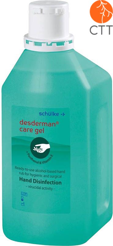DESDERMAN Care Gel, hand desinfection, 1 lt.