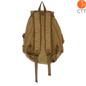 Shoosh® Canvas Backpack Rucksack, 100% Canvas soft, colour khaki, Eco friendly, 