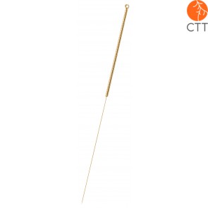 Original HWATO gold needles, completely gold-plated, silicone-free, without tube, 0.22 x 13 mm