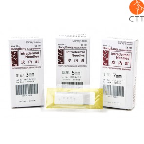 DongBang DB131 Intradermal needles, sterile in 3 different sizes, 0.12 x 3.0 mm