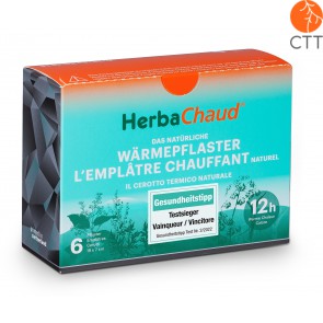 HerbaChaud The natural heating patch, box with 6 patches