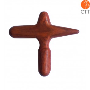 Massage cross from Thailand, classic wooden massage tool, top quality
