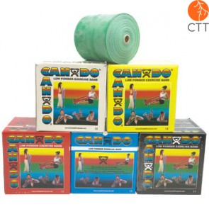 Cando® Exercise tape, 46m x 12,7 cm, green, medium heavy