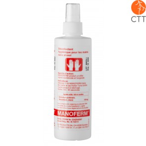 Hand and skin disinfectant Manoferm, without alcohol, 250ml pump spray bottle - without alcohoL