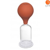 Massage glass cupping cup with ball Ø 5 cm - top quality
