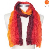 Silk scarf SUNSET, 100% natural silk from India