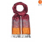 Silk scarf Deluxe EVENING DREAM , 100% natural silk from India