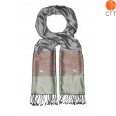 Silk scarf Deluxe MORNING FRUITS, 100% natural silk from India