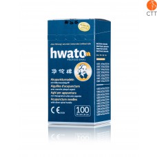 Original HWATO gold needles, completely gold-plated, silicone-free, without tube, 0.22 x 13 mm