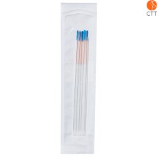 extra long needle SHOOSH 0.35mm x100 mm, with tube, siliconized, copper handle
