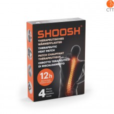 SHOOSH Therapeutic heat patch - box with 4 patches TOP