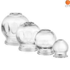 Cupping Jar Glas Set 4 pieces