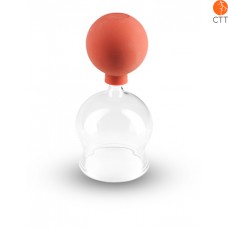 Cupping glass with ball/pump, in 4 different sizes, made in Germany