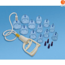 Multifunctional magnetic Cupping Instrument Set, 12 cups (acryl)