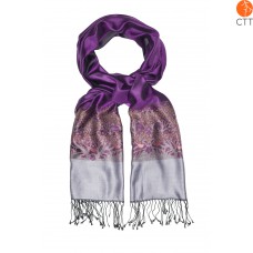 Silk scarf Deluxe BELLEZZA, 100% natural silk from India