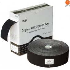 NASARA® kinesio tape, black, 5cm x 32m, clinical use