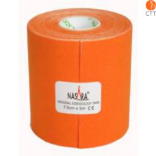 NASARA® Tape, orange, 7.5cm x 5m, extra large