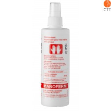 Hand and skin disinfectant Manoferm, without alcohol, 250ml pump spray bottle - without alcohoL