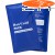 Cold-hot pack, reusable, with blue fabric cover, 23 x 13cm for cold or hot use