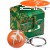 key ring chain ball CTT design, in brocade box, orange ball
