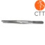 Tweezers, approx. 12.5cm for application of permanent needles