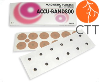 Accu-Band Magnetpflaster 800 Gauss, 24 Stk., Stahl