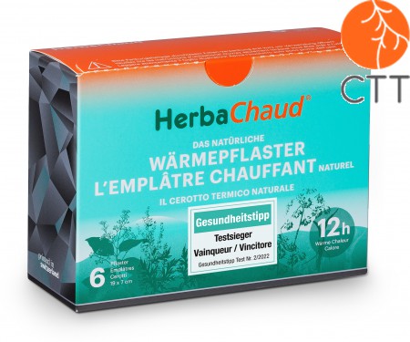 HerbaChaud, Das natürliche Wärmepflaster, Box mit 6 Pflastern