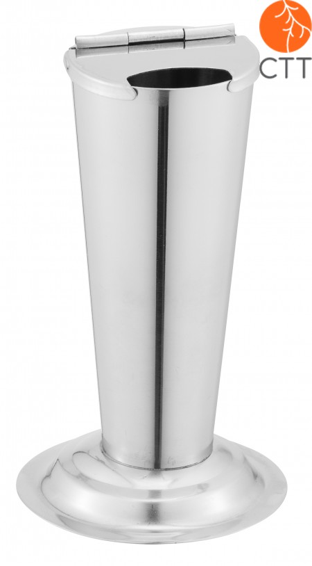 Edelstahl Standzylinder fuer Scheren, 4 cm Durchmesser x 11 cm hoch