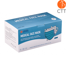 Medizinische Einweg Mundschutz Masken, (Typ IIR), Set mit 50 Stueck, nicht steril - für Arztpraxen verwendbar