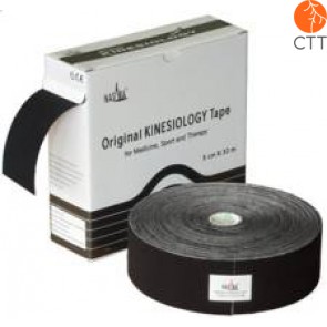 NASARA® Tape, schwarz,  5cm x 32m, Klinikversion