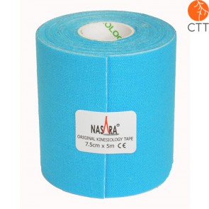 NASARA® Tape, blau, 7.5cm x 5m, extra breit