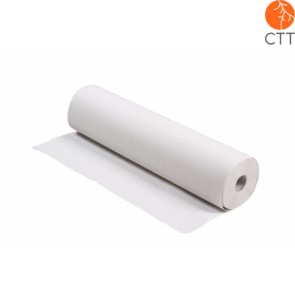 Papierrollen - Abdeckrollen - Liegenpapier, 2lagig, 9 Rollen à 50m x 50cm weiches Tissue; weiss, Blattabriss alle 35cm