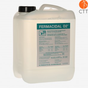 FERMACIDAL D2 Desinfektion, 5 Liter Behälter Desinfektion Flächen und Objekte