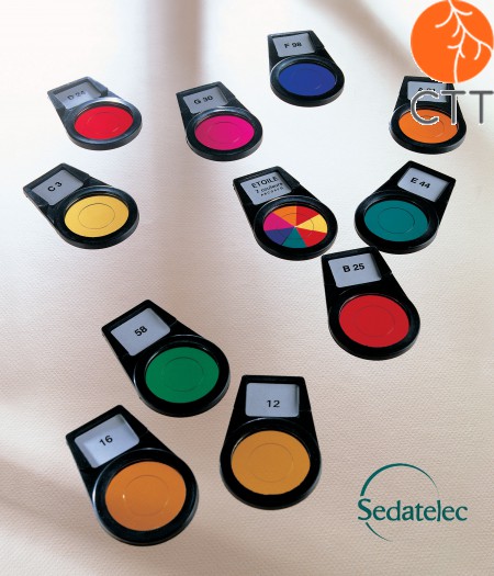 Sedatelec, Programme couleur frequentiel P. Nogier, 8 couleurs, PCFPN