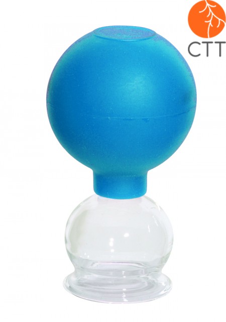 HerbaChaud ventouse en verre avec ballon de HerbaChaud en 5 grandeurs différentes: