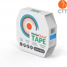 HerbaChaud tape kinésio - version clinique XXL, 32m x 5cm, en 4 couleurs différentes