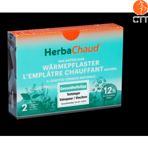 HerbaChaud® emplâtre chauffant naturel, box à 2 emplâtres
