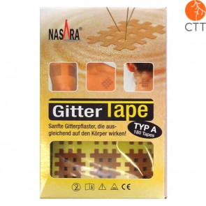 Nasara cross tape beige 2cm x 3cm
