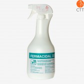 FERMACIDAL bouteille 1 litre avec spray désinfectant de surfaces et objets